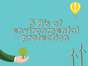Do you know the five R’s of environmental protection?