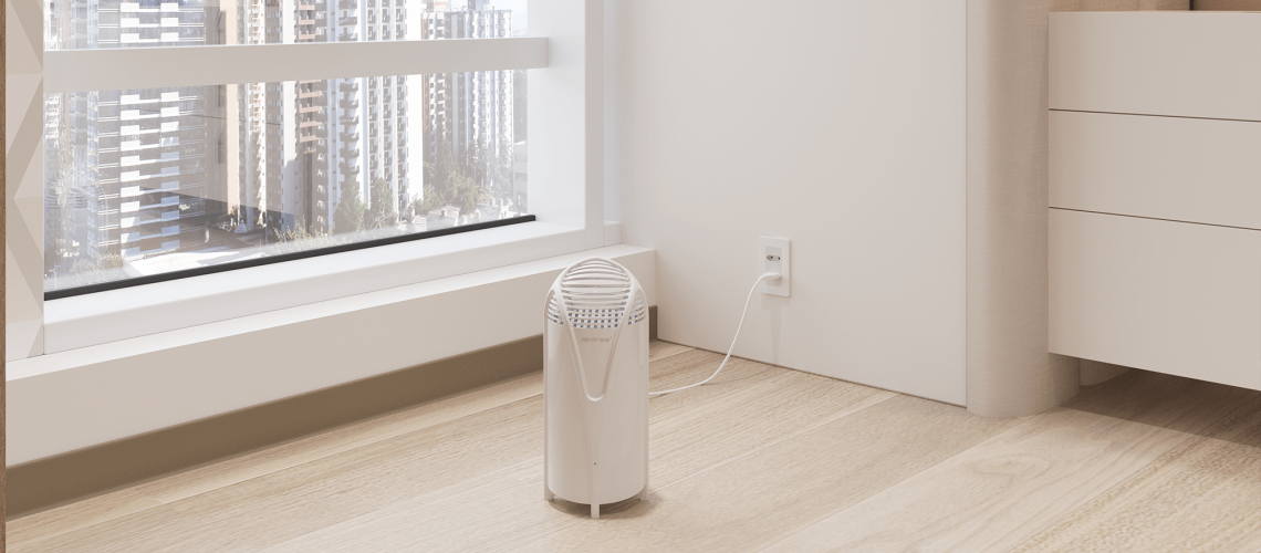 Image of a filterless air purifier with a price tag under $100